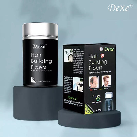 Dexe Hair Building Fibers Black | For Men & Women
