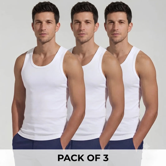 Sleeveless Vest ( Pack of 3)